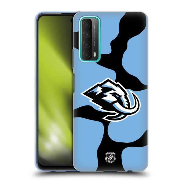 NHL Utah Mammoth Cow Pattern Soft Gel Case for Huawei P Smart (2021)