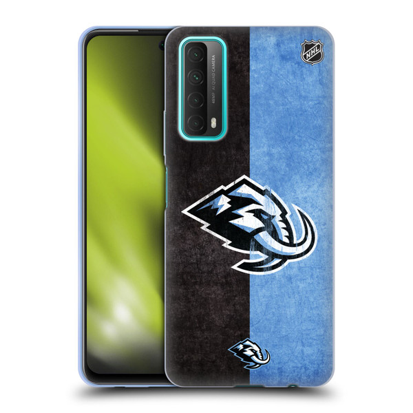NHL Utah Mammoth Half Distressed Soft Gel Case for Huawei P Smart (2021)