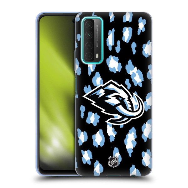 NHL Utah Mammoth Leopard Pattern Soft Gel Case for Huawei P Smart (2021)