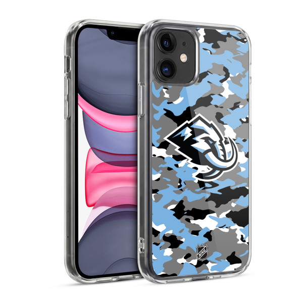 NHL Utah Mammoth Camouflage Soft Gel Case for Apple iPhone 11