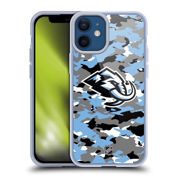 NHL Utah Mammoth Camouflage Soft Gel Case for Apple iPhone 12 Mini