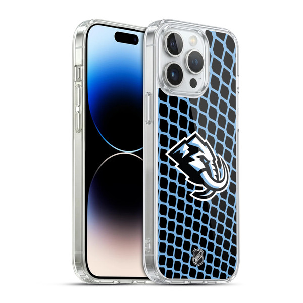 NHL Utah Mammoth Net Pattern Soft Gel Case for Apple iPhone 14 Pro Max & MagSafe