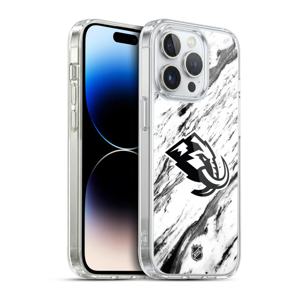 NHL Utah Mammoth Marble Soft Gel Case for Apple iPhone 14 Pro & MagSafe