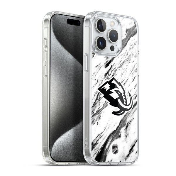 NHL Utah Mammoth Marble Soft Gel Case for Apple iPhone 15 Pro Max & MagSafe