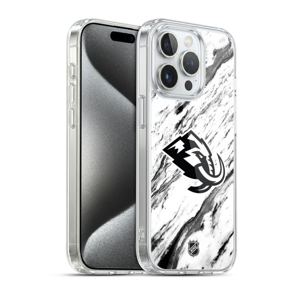 NHL Utah Mammoth Marble Soft Gel Case for Apple iPhone 15 Pro & MagSafe