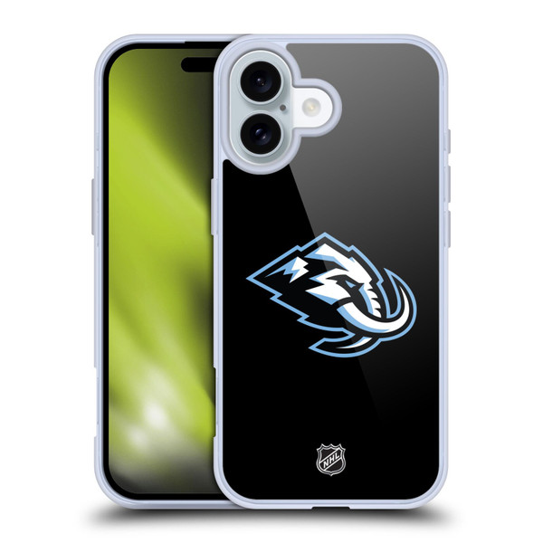 NHL Utah Mammoth Plain Soft Gel Case for Apple iPhone 16 NHL Utah Mammoth Plain Soft Gel Case for Apple iPhone 16
