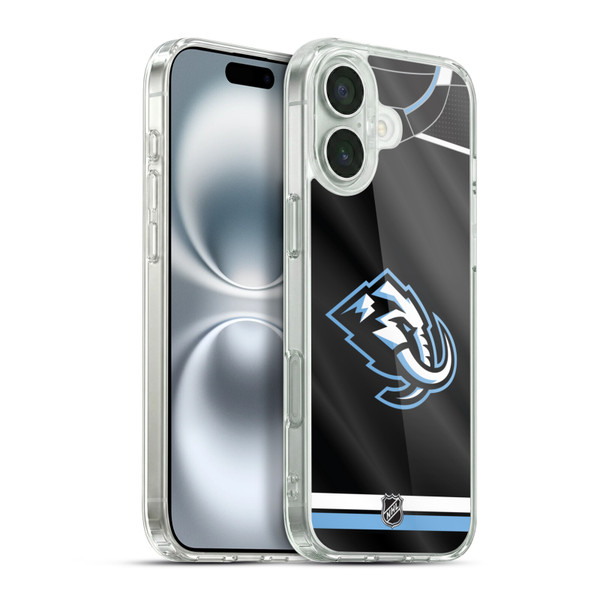 NHL Utah Mammoth Jersey Soft Gel Case for Apple iPhone 16 Plus & MagSafe