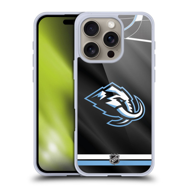 NHL Utah Mammoth Jersey Soft Gel Case for Apple iPhone 16 Pro NHL Utah Mammoth Jersey Soft Gel Case for Apple iPhone 16 Pro