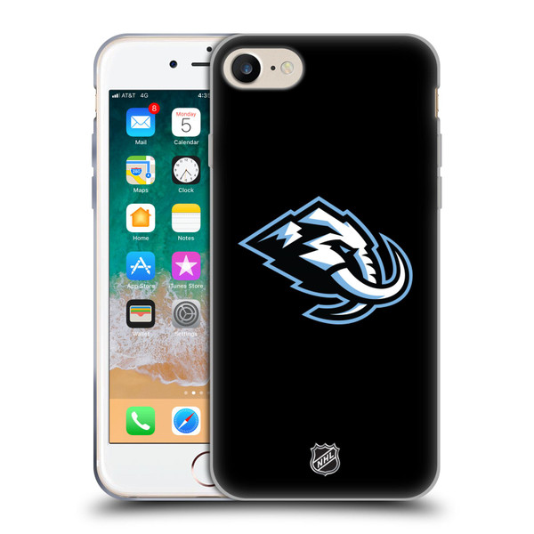 NHL Utah Mammoth Plain Soft Gel Case for Apple iPhone 7 / 8 / SE 2020 & 2022