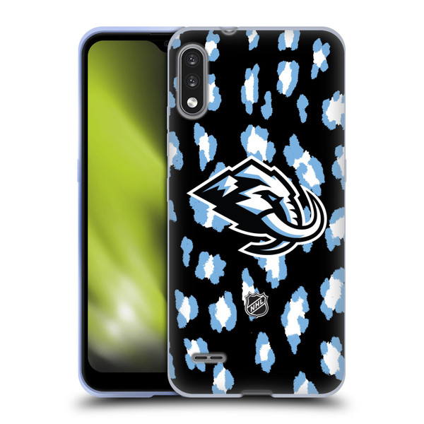 NHL Utah Mammoth Leopard Pattern Soft Gel Case for LG K22