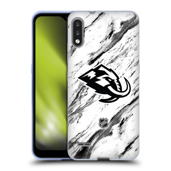 NHL Utah Mammoth Marble Soft Gel Case for LG K22