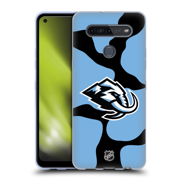NHL Utah Mammoth Cow Pattern Soft Gel Case for LG K51S