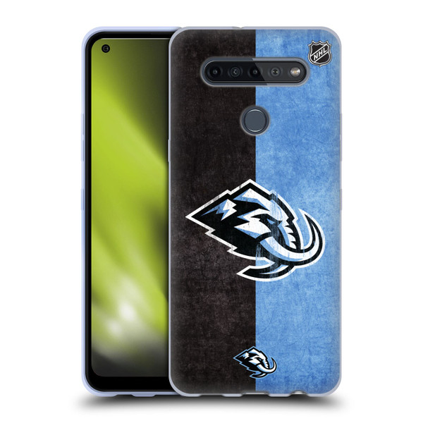 NHL Utah Mammoth Half Distressed Soft Gel Case for LG K51S