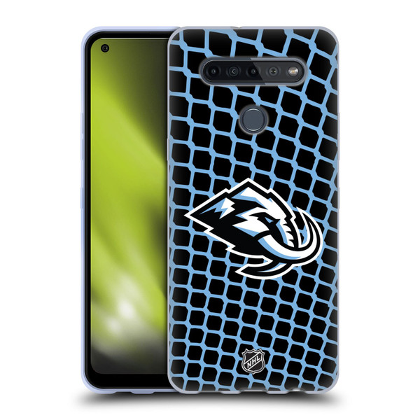 NHL Utah Mammoth Net Pattern Soft Gel Case for LG K51S