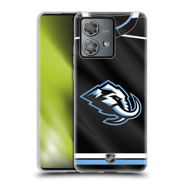 NHL Utah Mammoth Jersey Soft Gel Case for Motorola Edge 40 Neo 5G