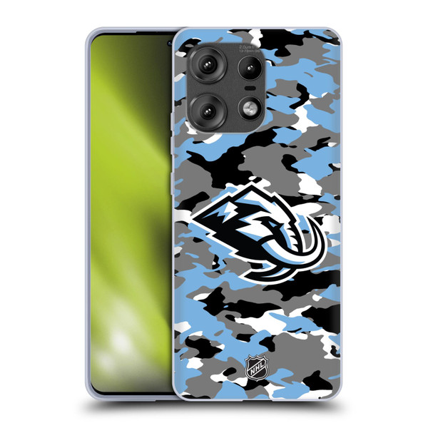 NHL Utah Mammoth Camouflage Soft Gel Case for Motorola Edge 50 Pro