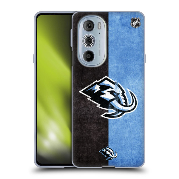 NHL Utah Mammoth Half Distressed Soft Gel Case for Motorola Edge X30