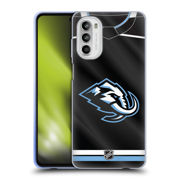NHL Utah Mammoth Jersey Soft Gel Case for Motorola Moto G52