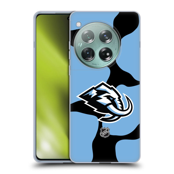 NHL Utah Mammoth Cow Pattern Soft Gel Case for OnePlus 12
