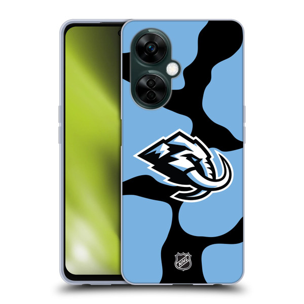 NHL Utah Mammoth Cow Pattern Soft Gel Case for OnePlus Nord N30