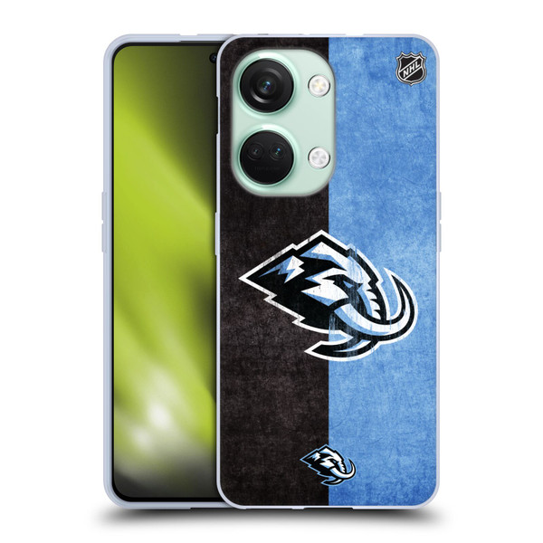 NHL Utah Mammoth Half Distressed Soft Gel Case for OnePlus Nord 3 5G
