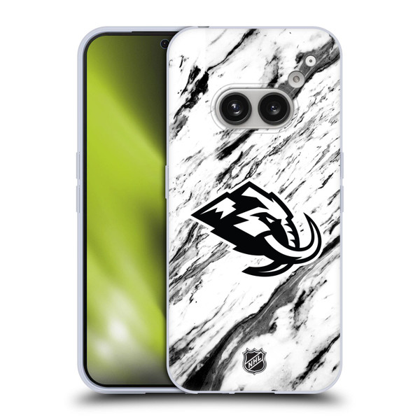 NHL Utah Mammoth Marble Soft Gel Case for Nothing Phone (2a)