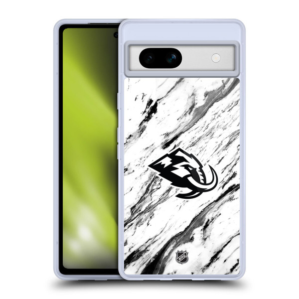 NHL Utah Mammoth Marble Soft Gel Case for Google Pixel 7a