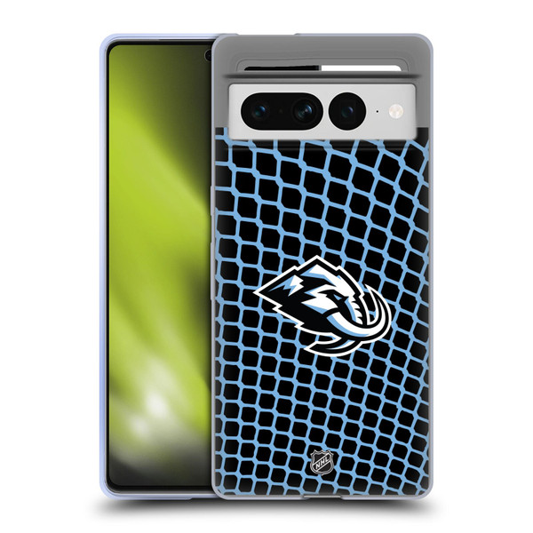NHL Utah Mammoth Net Pattern Soft Gel Case for Google Pixel 7 Pro
