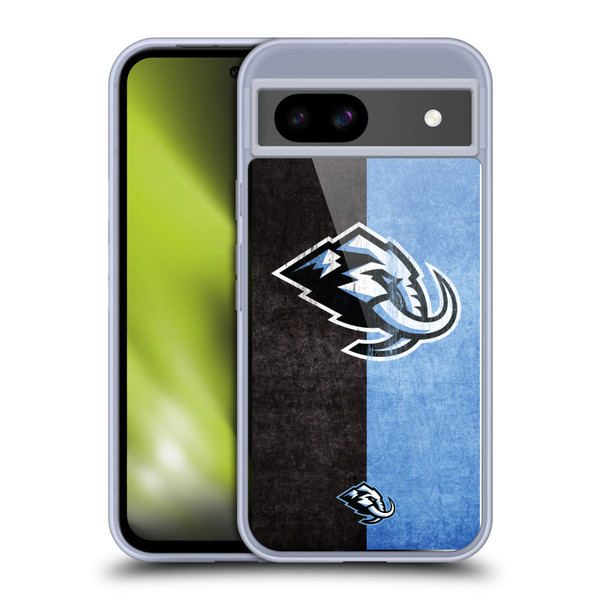 NHL Utah Mammoth Half Distressed Soft Gel Case for Google Pixel 8a