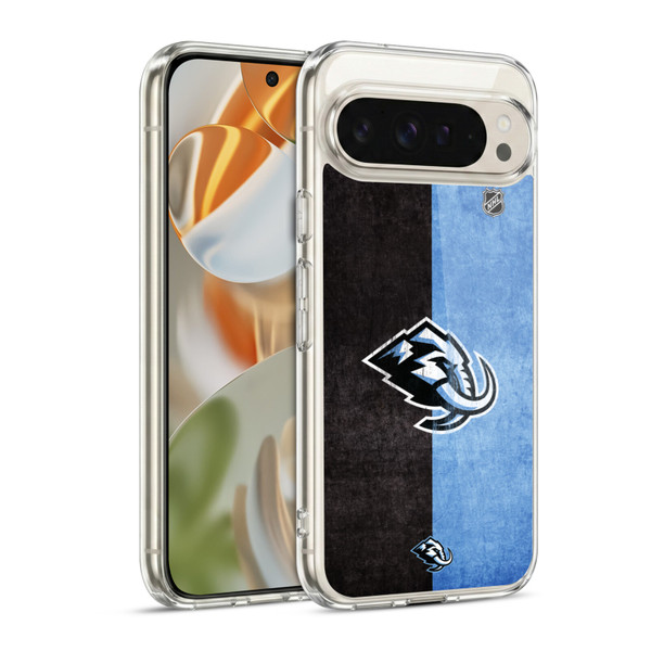 NHL Utah Mammoth Half Distressed Soft Gel Case for Google Pixel 9 / Pixel 9 Pro
