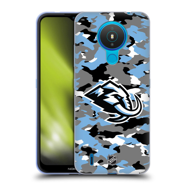 NHL Utah Mammoth Camouflage Soft Gel Case for Nokia 1.4