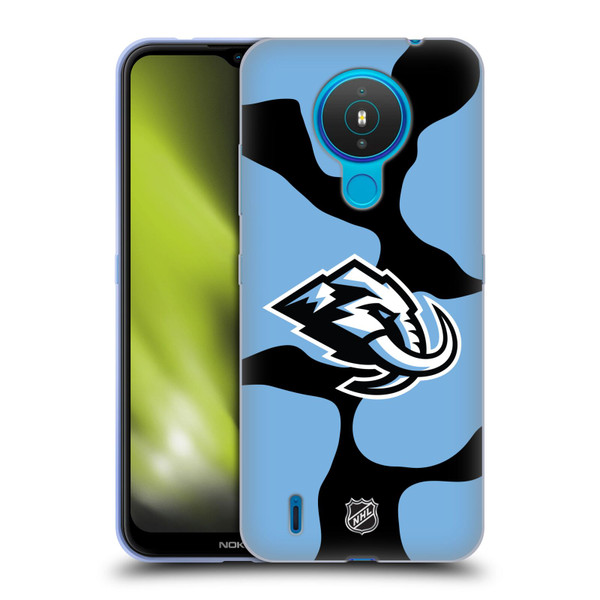 NHL Utah Mammoth Cow Pattern Soft Gel Case for Nokia 1.4