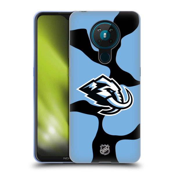 NHL Utah Mammoth Cow Pattern Soft Gel Case for Nokia 5.3