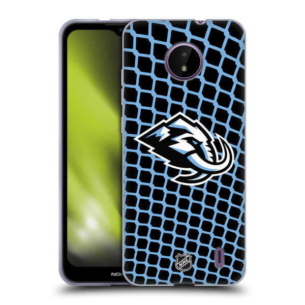 NHL Utah Mammoth Net Pattern Soft Gel Case for Nokia C10 / C20