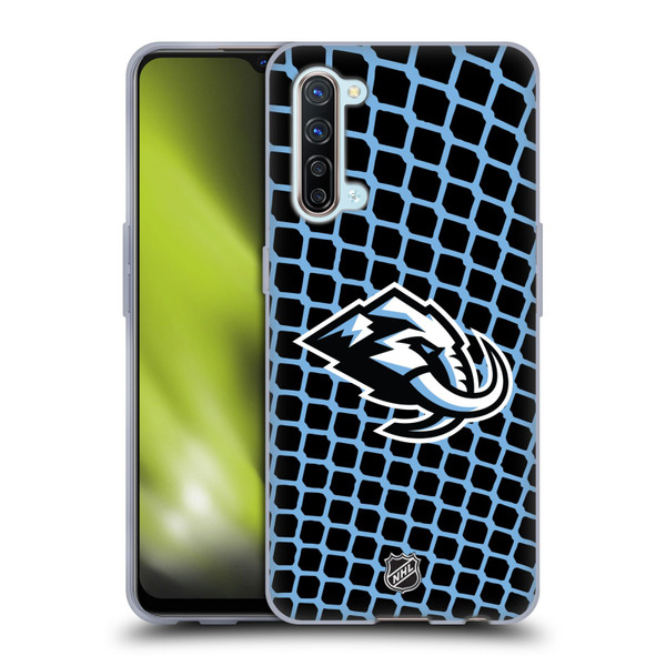NHL Utah Mammoth Net Pattern Soft Gel Case for OPPO Find X2 Lite 5G