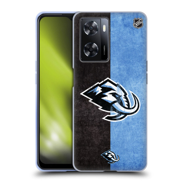 NHL Utah Mammoth Half Distressed Soft Gel Case for OPPO A57s