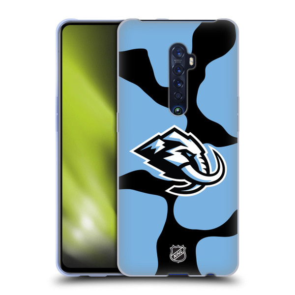 NHL Utah Mammoth Cow Pattern Soft Gel Case for OPPO Reno 2