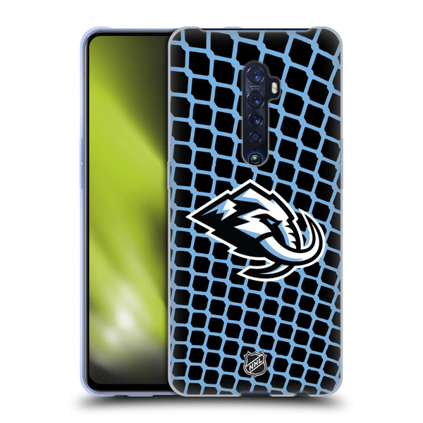 NHL Utah Mammoth Net Pattern Soft Gel Case for OPPO Reno 2