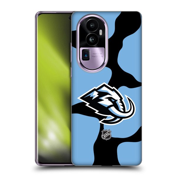 NHL Utah Mammoth Cow Pattern Soft Gel Case for OPPO Reno10 Pro+