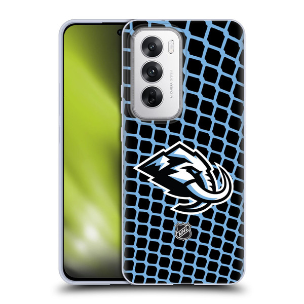 NHL Utah Mammoth Net Pattern Soft Gel Case for OPPO Reno12 5G