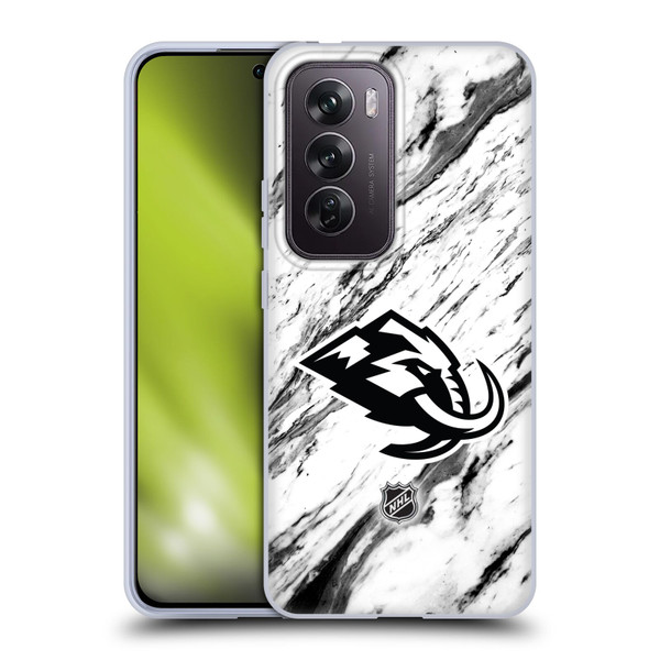 NHL Utah Mammoth Marble Soft Gel Case for OPPO Reno12 Pro 5G