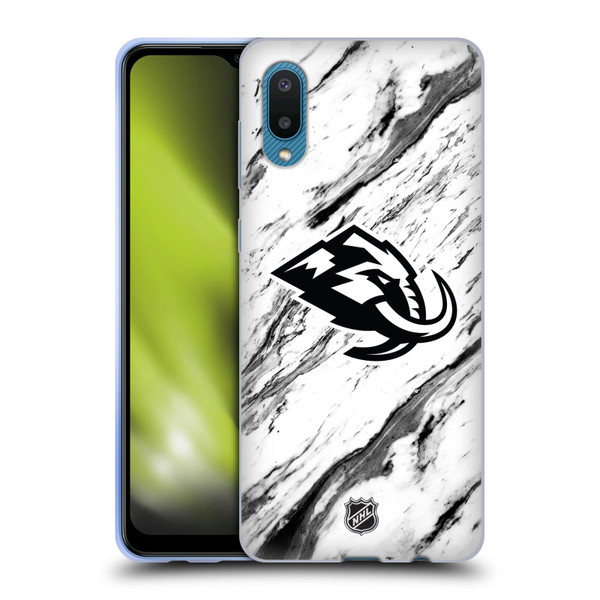 NHL Utah Mammoth Marble Soft Gel Case for Samsung Galaxy A02/M02 (2021)