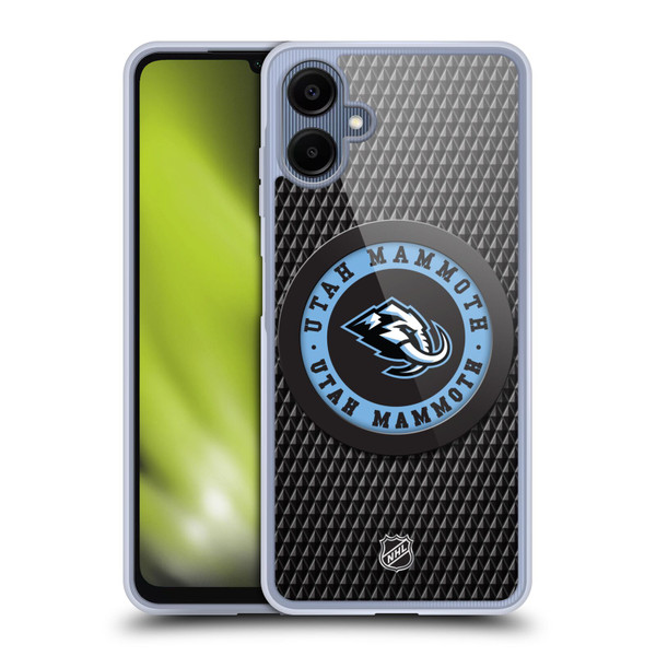 NHL Utah Mammoth Puck Texture Soft Gel Case for Samsung Galaxy A06 4G / 5G