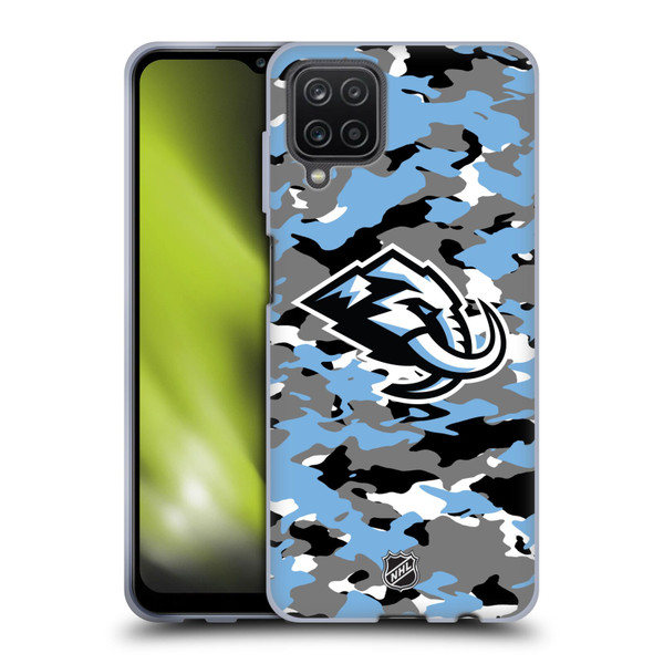 NHL Utah Mammoth Camouflage Soft Gel Case for Samsung Galaxy A12 (2020)