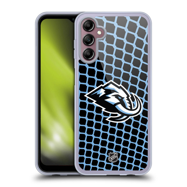 NHL Utah Mammoth Net Pattern Soft Gel Case for Samsung Galaxy A14 5G