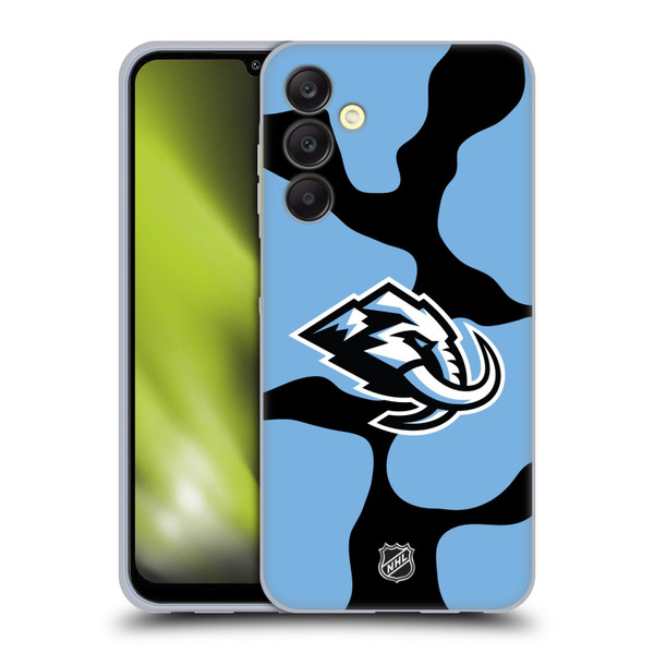 NHL Utah Mammoth Cow Pattern Soft Gel Case for Samsung Galaxy A25 5G