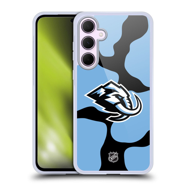 NHL Utah Mammoth Cow Pattern Soft Gel Case for Samsung Galaxy A35 5G