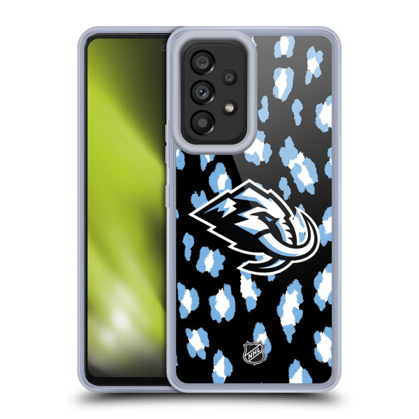 NHL Utah Mammoth Leopard Pattern Soft Gel Case for Samsung Galaxy A53 5G (2022)
