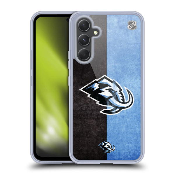 NHL Utah Mammoth Half Distressed Soft Gel Case for Samsung Galaxy A54 5G