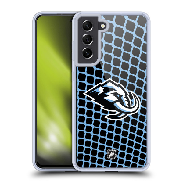 NHL Utah Mammoth Net Pattern Soft Gel Case for Samsung Galaxy S21 FE 5G
